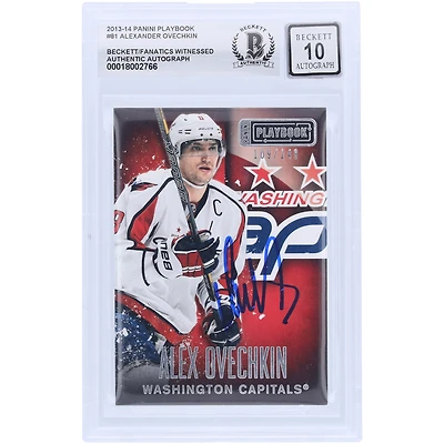 V106832 Casquettes Alexander Ovechkin Washington Capitals Autographié 2013-14 Panini Playbook #81 #/249 Beckett Fanatics Witnessed Authenticated 10 Card Alexander Ovechkin AUT PAA TRADING CARDS 45831 AUTTRC CA01HK5029 #74
