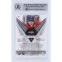 Alexander Ovechkin Washington Capitals Autographed 2016-17 Upper Deck Trilogy Rainbow Black GU Relic #30 #1/8 Beckett Fanatics Witnessed Authenticated 10 Card