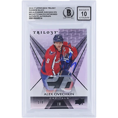 V106832 Casquettes Alexander Ovechkin Washington Capitals Autographiée 2016-17 Upper Deck Trilogy Rainbow Black GU Relic #30 #1/8 Beckett Fanatics Witnessed Authentifié 10 Carte Alexander Ovechkin AUT UPD CARTES À COLLECTIONNER 45831 AUTTRC CA01HK5036 #46