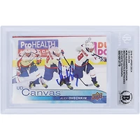 V106832 Casquettes Alexander Ovechkin Washington Capitals Autographiée 2016-17 Upper Deck UD Canvas #C85 Beckett Fanatics Witnessed Authenticated Card Alexander Ovechkin AUT UPD TRADING CARDS 45831 AUTTRC CA01HK5118 #113