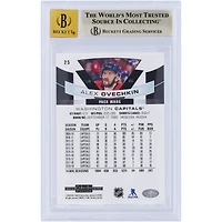 Alexander Ovechkin Washington Capitals Autographed 2019-20 O-Pee-Chee Platinum '21 Pack Wars Pond Hockey Green #25 Beckett Fanatics Witnessed Authenticated 9.5/10 Card