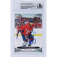V106832 Casquettes Alexander Ovechkin Washington Capitals Autographiée 2019-20 Upper Deck MVP Checklist #100 Beckett Fanatics Witnessed Authenticated Card Alexander Ovechkin AUT UPD TRADING CARDS 45831 AUTTRC CA01HK5062 #66