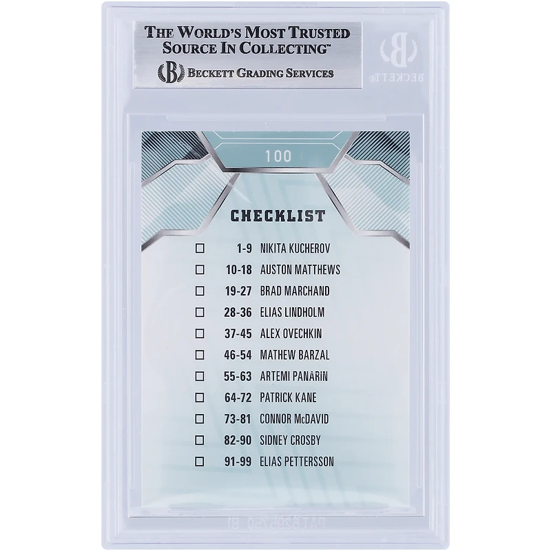 V106832 Casquettes Alexander Ovechkin Washington Capitals Autographiée 2019-20 Upper Deck MVP Puzzle Back Checklist #100 Beckett Fanatics Witnessed Authenticated Card Alexander Ovechkin AUT UPD TRADING CARDS 45831 AUTTRC CA01HK5038 #48