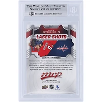 Alexander Ovechkin Washington Capitals Autographed 2019-20 Upper Deck MVP Laser Shots #S-1 Beckett Fanatics Witnessed Authenticated Card