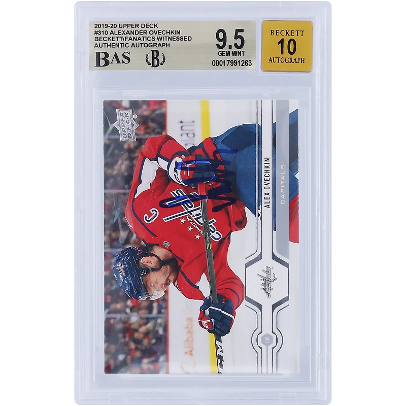 V106832 Casquettes Alexander Ovechkin Washington Capitals Autographiée 2019-20 Upper Deck #310 Beckett Fanatics Witnessed Authentifié 9.5/10 Carte Alexander Ovechkin AUT UPD CARTES À COLLECTIONNER 45831 AUTTRC CA01HK5129 #122