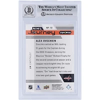 Alexander Ovechkin Washington Capitals Autographié 2019-20 Upper Deck Synergy NHL Journey '18-19 Saison #NP-10 #/799 Beckett Fanatics Witnessed Authenticated /10 Card