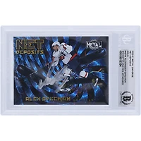 Alexander Ovechkin Washington Capitals Autographed 2020-21 Skybox Metal Universe Gold Net Deposits Silver Ink #ND-14 #/25 Beckett Fanatics Witnessed Authenticated Card