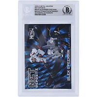 Alexander Ovechkin Washington Capitals Autographed 2020-21 Skybox Metal Universe Net Deposits Silver Ink #ND-14 Beckett Fanatics Witnessed Authenticated Card