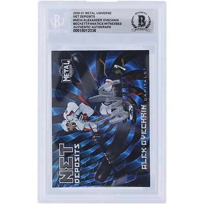 V106832 Casquettes Alexander Ovechkin Washington Capitals Autographiée 2020-21 Skybox Metal Universe Net Deposits Silver Ink #ND-14 Beckett Fanatics Witnessed Authenticated Card Alexander Ovechkin AUT SKX TRADING CARDS 45831 AUTTRC CA01HK5081 #1
