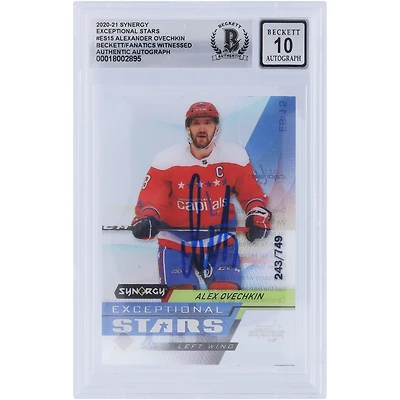 V106832 Casquettes Alexander Ovechkin Washington Capitals Autographiées 2020-21 Upper Deck Synergy Exceptional Stars #ES-15 #/749 Beckett Fanatics Witnessed Authentifié 10 Cartes Alexander Ovechkin AUT UPD CARTES À COLLECTIONNER 45831 AUTTRC CA01HK5088 #86