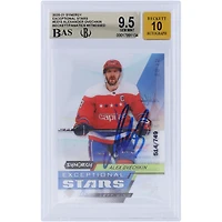 Alexander Ovechkin Washington Capitals Autographed 2020-21 Upper Deck Synergy Exceptional Stars #ES-15 #/749 Beckett Fanatics Witnessed Authenticated / Card