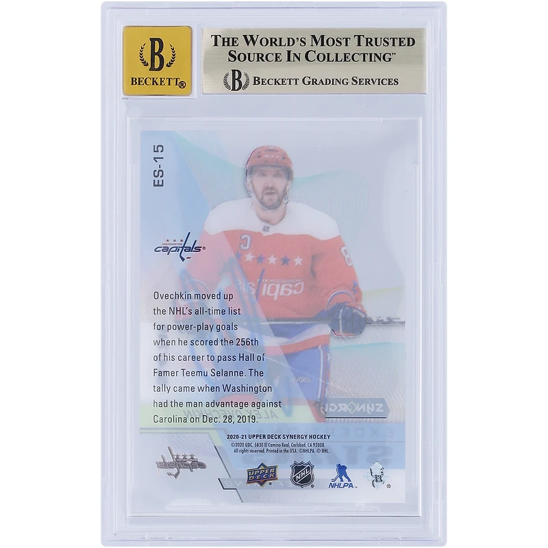 V106832 Casquettes Alexander Ovechkin Washington Capitals Autographiée 2020-21 Upper Deck Synergy Exceptional Stars #ES-15 #/749 Beckett Fanatics Witnessed Authentifié 9.5/10 Carte Alexander Ovechkin AUT UPD CARTES À COLLECTIONNER 45831 AUTTRC CA01HK5086 #84