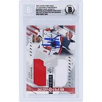 Alexander Ovechkin Washington Capitals Autographié 2021-22 Upper Deck SP Games Utilisé '21 Bannière de la Conférence Est Année Maillot Rouge Bannière Blanche Reliques #BYA-AO Beckett Fanatics Témoin Authentifié 10 Carte