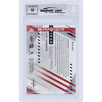 Alexander Ovechkin Washington Capitals Autographié 2021-22 Upper Deck SP Games Utilisé '21 Bannière de la Conférence Est Année Maillot Rouge Bannière Blanche Reliques #BYA-AO Beckett Fanatics Témoin Authentifié 10 Carte