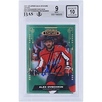 Alexander Ovechkin Washington Capitals Autographed 2021-22 Upper Deck Stature Green #26 #/149 Beckett Fanatics Witnessed Authenticated 9/10 Card
