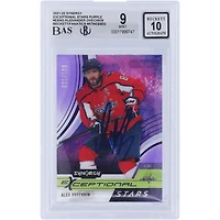 Alexander Ovechkin Washington Capitals Autographed 2021-22 Upper Deck Synergy Purple Exceptional Stars #ES-AO #/199 Beckett Fanatics Witnessed Authenticated 9/10 Card