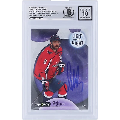 V106832 Casquettes Alexander Ovechkin Washington Capitals Autographiées 2022-23 Upper Deck Synergy Light Up The Night #LN-AO #/899 Beckett Fanatics Witnessed Authentifié 10 Cartes Alexander Ovechkin AUT UPD CARTES À COLLECTIONNER 45831 AUTTRC CA01HK5110 #107