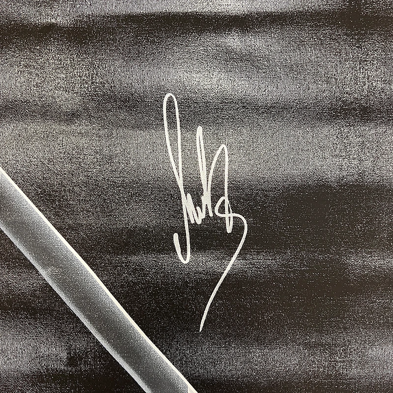 Alexander Ovechkin Washington Capitals Autographed 40" x 44" Original Stretched Canvas Artwork - Art by Bill Lopa - Limited Edition #1/1  