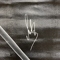 Alexander Ovechkin Washington Capitals Autographed 40" x 44" Original Stretched Canvas Artwork - Art by Bill Lopa - Limited Edition #1/1  