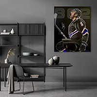 Alexander Ovechkin, Œuvre originale sur toile tendue autographiée des Capitals de Washington (40 x 44 pouces) - Œuvre de Bill Lopa - Édition limitée n° 1/1