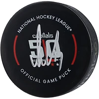 Alexander Ovechkin Washington Capitals Autographed 50th Anniversary Official Game Puck 