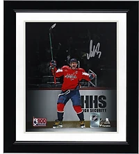 Photo dédicacée d'Alexander Ovechkin (Capitals de Washington) - 20 x 25 cm - Célébration de son 900e but