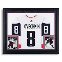 Alexander Ovechkin Washington Capitals Autographed Deluxe Framed 2023 Stadium Series adidas Jersey