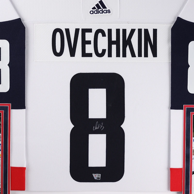 Alexander Ovechkin Washington Capitals Autographed Deluxe Framed 2023 Stadium Series adidas Jersey