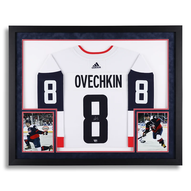 Alexander Ovechkin Washington Capitals Autographed Deluxe Framed 2023 Stadium Series adidas Jersey