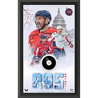 Alexander Ovechkin Washington Capitals Autographed Framed 895th Goal Hockey Puck Shadowbox 