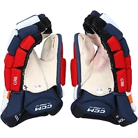 Alexander Ovechkin Washington Capitals Autographed Game-Used Blue CCM Gloves from the 2024-25 NHL Season - HH98515467-68