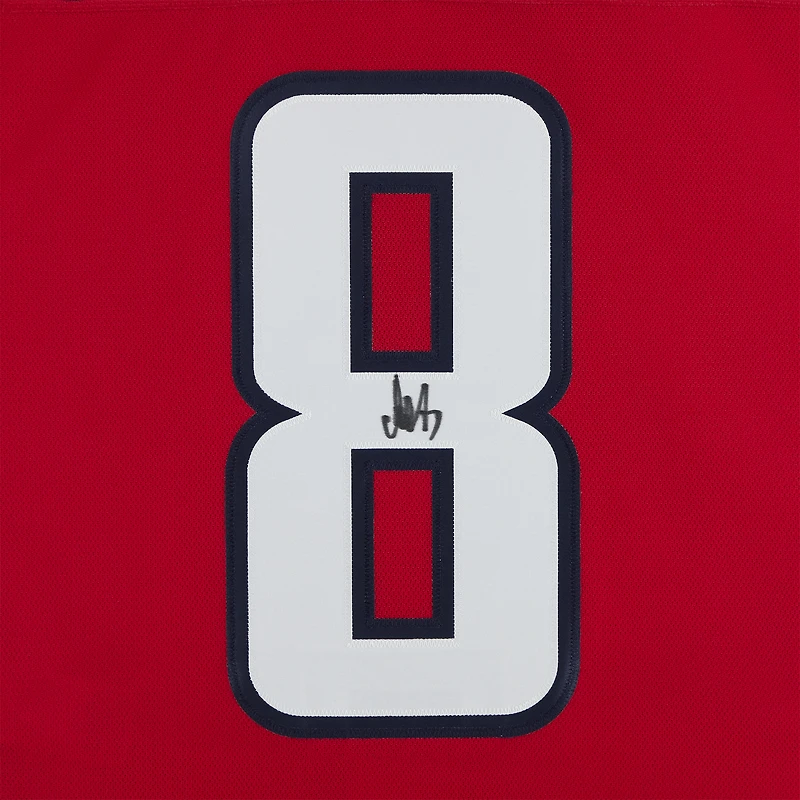 Maillot authentique Pro dédicacé par Alexander Ovechkin des Capitals de Washington, Red Fanatics