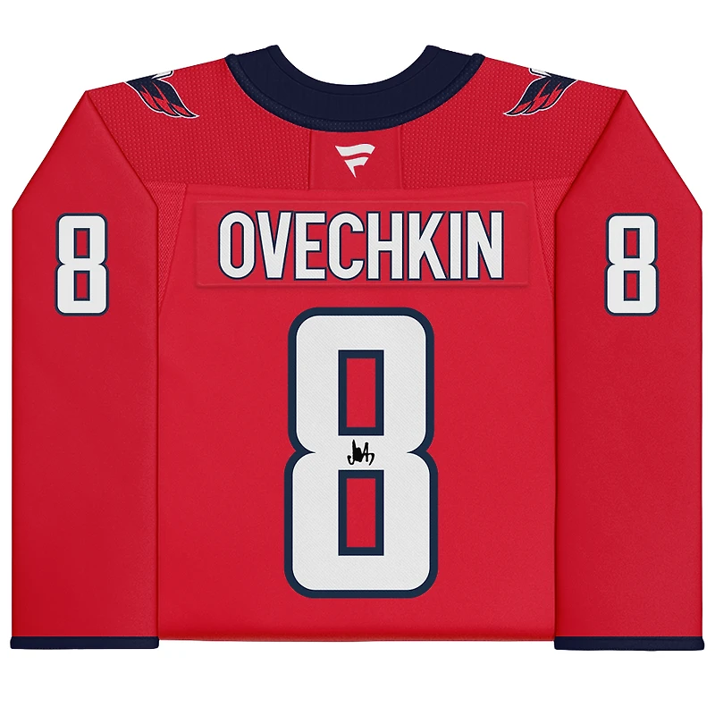 Alexander Ovechkin Washington Capitals Autographed Red Fanatics Authentic Pro Jersey  