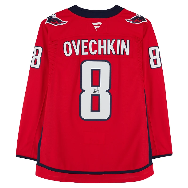 Alexander Ovechkin Washington Capitals Autographed Red Home Fanatics Premium Jersey