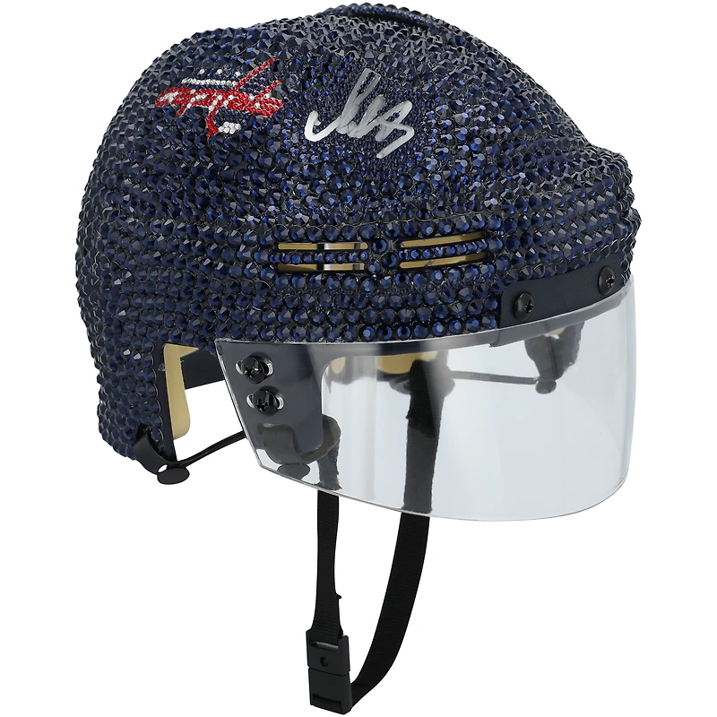 Casque miniature en cristal Swarovski autographié par Alexander Ovechkin des Capitals de Washington – Illustration par Rock On Sports