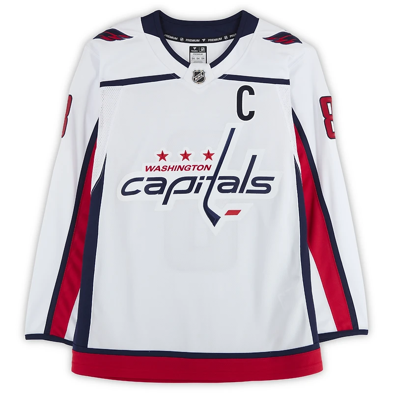 Alexander Ovechkin Washington Capitals Autographed White Fanatics Premium Jersey with Multiple Inscriptions - Limited Edition of 99