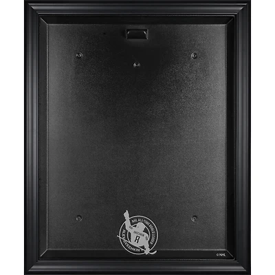 Vitrine de présentation du maillot Alexander Ovechkin des Capitals de Washington, avec cadre noir et logo du 895e but