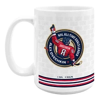 Tasse en céramique de 425 ml (15 oz) à l'effigie d'Alexander Ovechkin, meilleur buteur de tous les temps de la LNH, Capitals de Washington