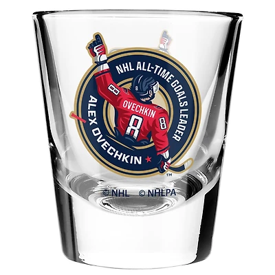 Alexander Ovechkin Washington Capitals NHL All-Time Leading Goal Scorer Two-Pack Shot Glass Set