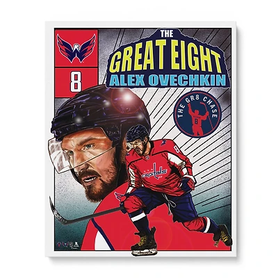 Photographie non signée d'Alexander Ovechkin, Capitals de Washington, 16" x 20" - Art de Brian Kong