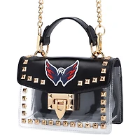 Cuce Washington Capitals Studded Clear Crossbody Purse