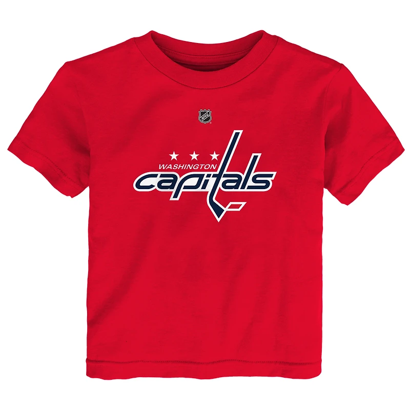 T-shirt bébé Outerstuff rouge avec logo principal des Capitals de Washington