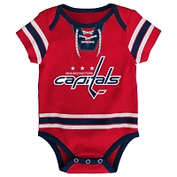 Infant Red Washington Capitals Hockey Jersey Bodysuit