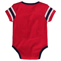 Infant Red Washington Capitals Hockey Jersey Bodysuit