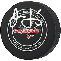 V106832 Casquettes Jaromir Jagr Washington Capitals Rondelle de jeu officielle autographiée Jaromir Jagr AUT RONDELLE DE HOCKEY 45834 AUTEQPPUC PUCKJA0070 #4