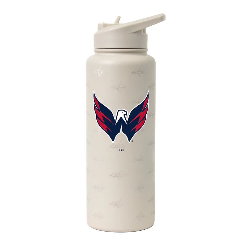 Bouteille désaltérante Logo Brands Washington Capitals 34 oz Sand Ghost