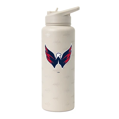 Logo Brands Washington Capitals 34oz. Sand Ghost Quencher Bottle
