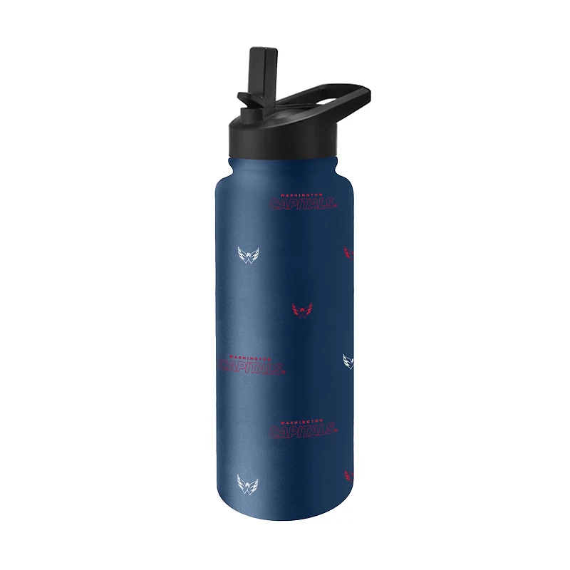 Logo Brands Washington Capitals 34oz. Steep and Repeat Quencher Bottle