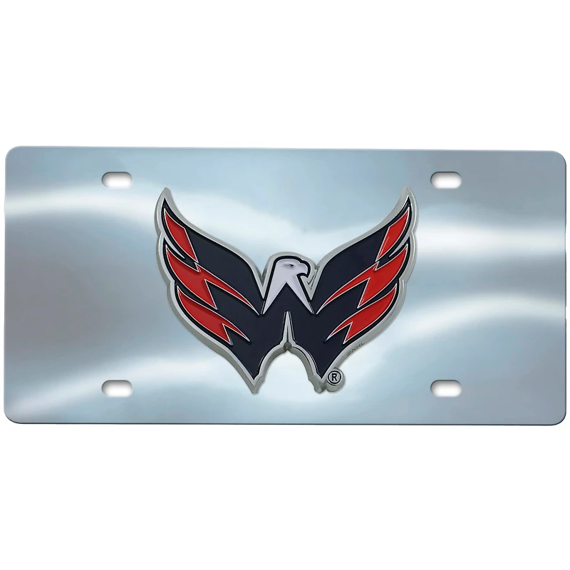 Plaque d'immatriculation moulée sous pression Logo Brands Washington Capitals