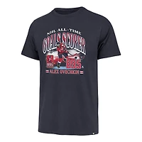 T-shirt bleu Alexander Ovechkin Franklin, meilleur buteur de tous les temps la LNH, 1947, des Capitals Washington